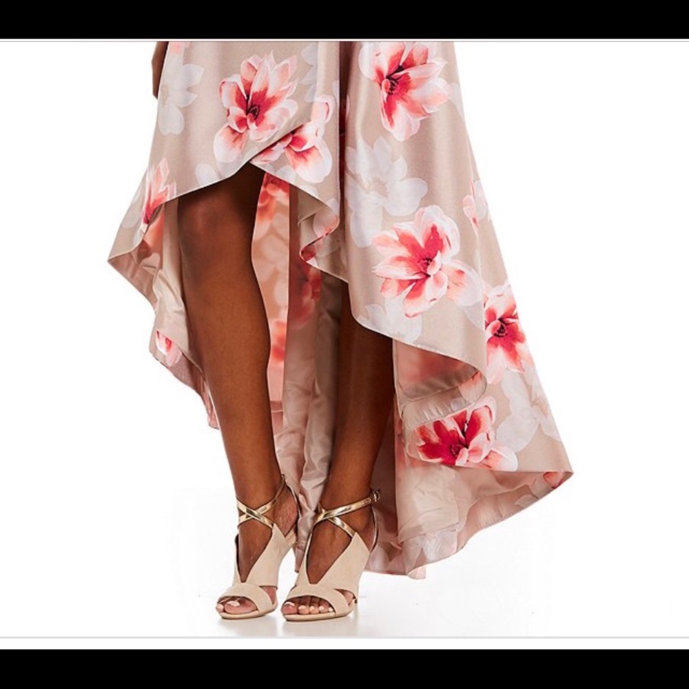 Calvin Klein Floral High-Low Dress - Picture 5 of 7